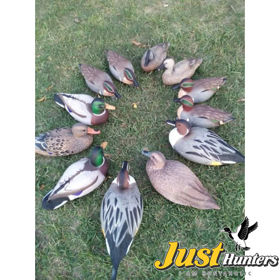 Mixed Premium Quality Duck Decoys 12 Pc.