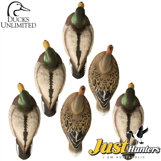 Higdon Standard Mallard Duck Decoys 6 Pc