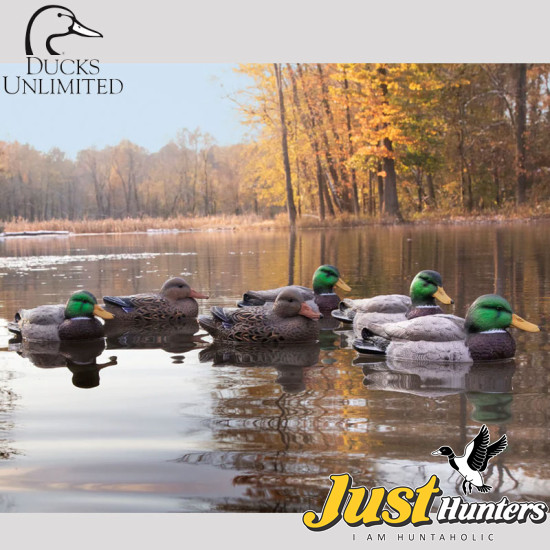 Higdon Standard Mallard Duck Decoys 6 Pc