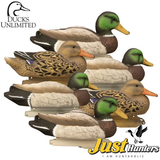 Higdon Standard Mallard Duck Decoys 6 Pc