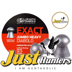 JSB Exact Jumbo Heavy .22 Cal. 18.13 g JSB Exact Jumbo Heavy .22 Cal. 18.13 g