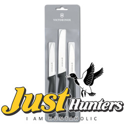 Victorinox Swiss Knife Paring Knife Set of 3 Black 5.1113.3