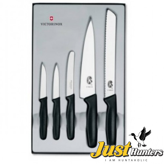 Victorinox Swiss Knife 5PCS KITCHEN SET BLK 5.1163.5
