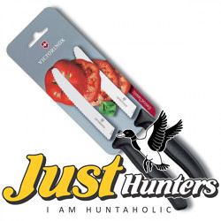 Victorinox Swiss Knife Paring Knife 11 Cm (2 Pcs) Wavy - BLACK