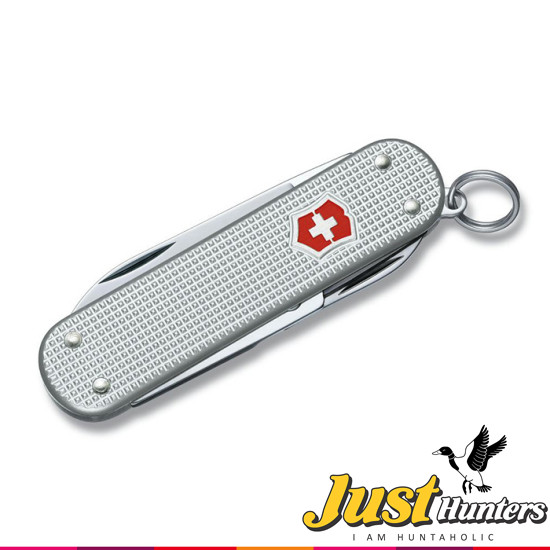 Victorinox Swiss Knife Classic SILVER ALOX (5 Functions)