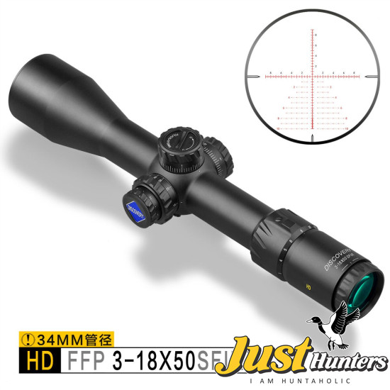 Discovery Optics Scope HD 3-18X50 SFIR FFP