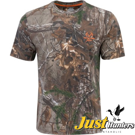 Realtree Patterns Camo Half Sleeved Casual Shirt