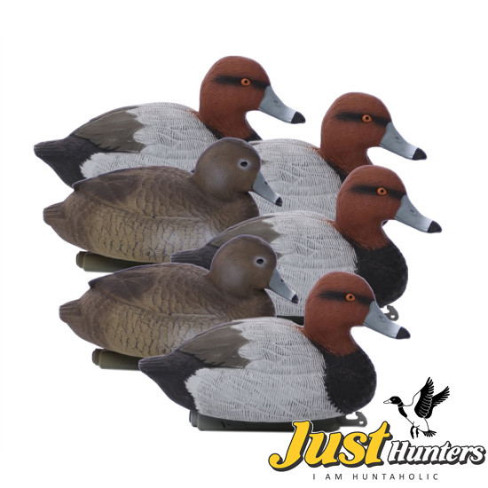 Higdon Red Head Duck Decoys 6 Pc.