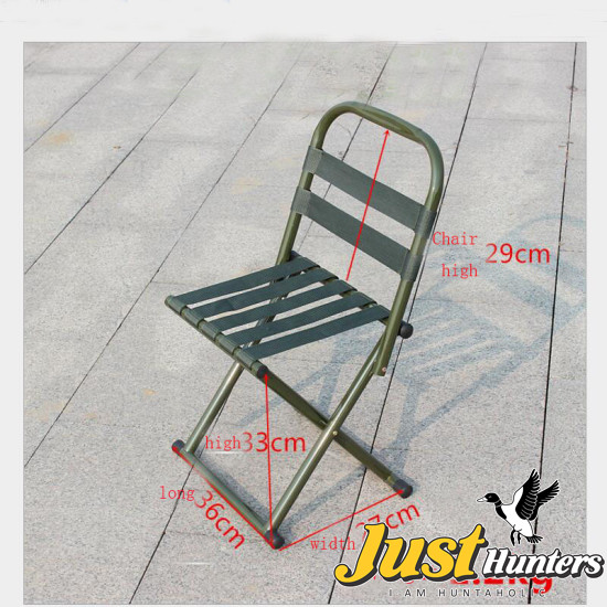 Portable folding chair chair military Mazar adult fishing chair Fishing, hunting outdoor train small bench stool low stool