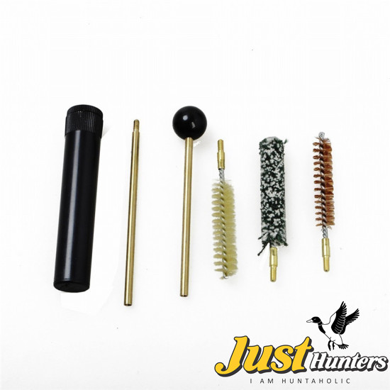 5 in 1 Tactical Box Guns Tube Brush Cleaning Kit Rifle Shortgun Universal Airsoft Pistol Cleaning Brush Cleaner Set with Storage