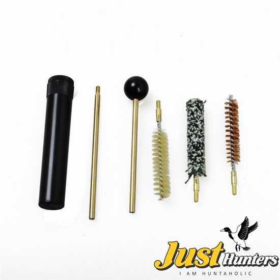 5 in 1 Tactical Box Guns Tube Brush Cleaning Kit Rifle Shortgun Universal Airsoft Pistol Cleaning Brush Cleaner Set with Storage