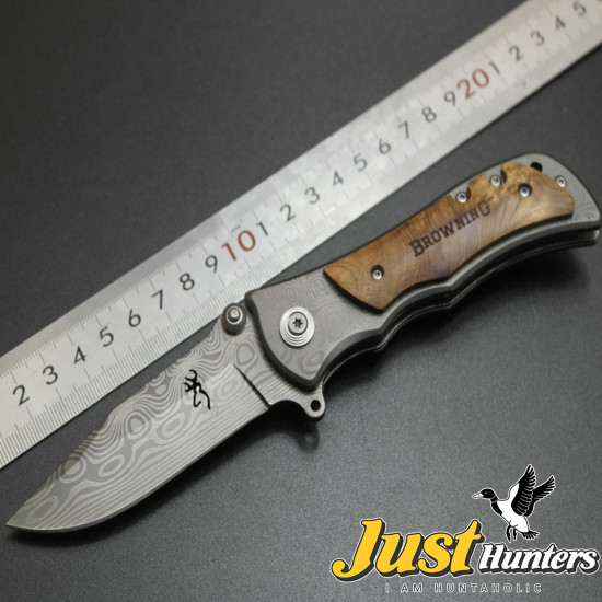 Browning Wood Handle Folding Knife outdoor tool survival camping folding knife hunting