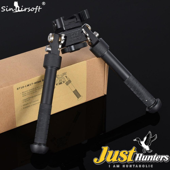 BT10-LW17 V8 Aluminum Black Atlas 360 Adjustable Precision Bipod ADM QD Mount For Hunting Shooting Mount airguns rifle shotgun Accessories