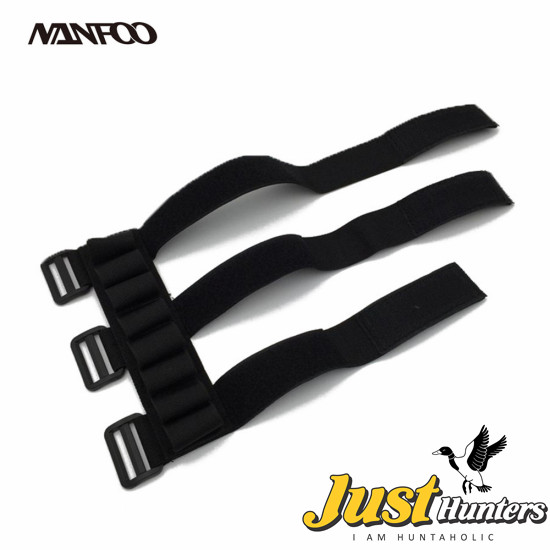 New Outdoor Tactical Ammo Holster Hunting Shooting Forearm Cartridge Holder Detachable Bandolier Bullet Pouch Belts Black Khaki 