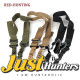 2 Point Rifle Sling with Upgrade Version Metal Hook, Multi-Use Two point Gun Sling for Hunting Shooting