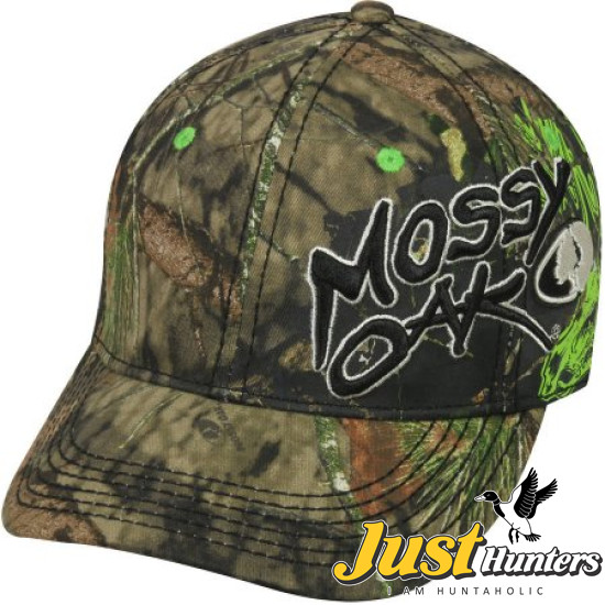 Mossy Oak Camo Cap, Mossy Oak Break-Up Country Camo, Flexible Fitted