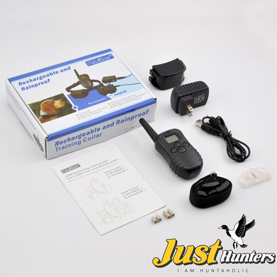 Petrainer 998DR-1BL Rechargeable And Waterproof 300M Remote Vibration Shock Electronic 100Level Dog Electric Collars Petrainer 998DR-1BL Rechargeable And Waterproof 300M Remote Vibration Shock Electronic 100Level Dog Electric Collars