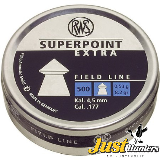 RWS Superpoint Extra .177 Pellets, 500 Count Airgun Pellets