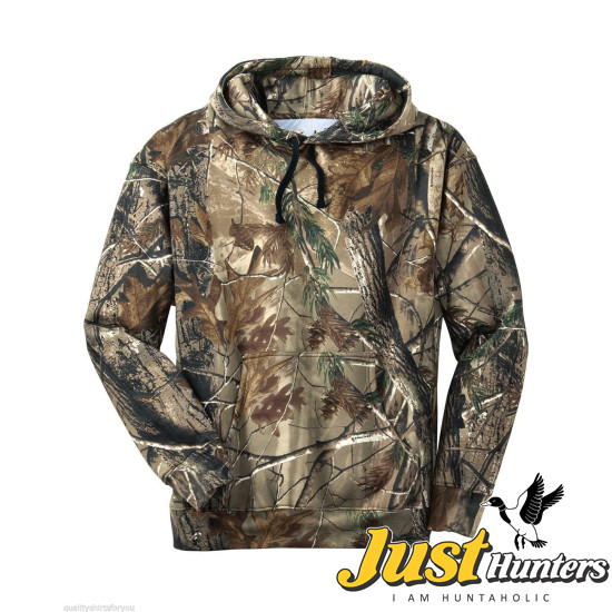 Hunting Mens Realtree AP Camo Sport Hooded Sweatshirt