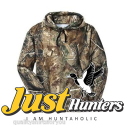 Hunting Mens Realtree AP Camo Sport Hooded Sweatshirt