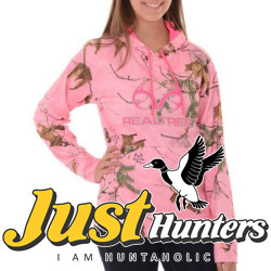 Realtree Women's Camo Performance Pullover Fleece Hoodie
