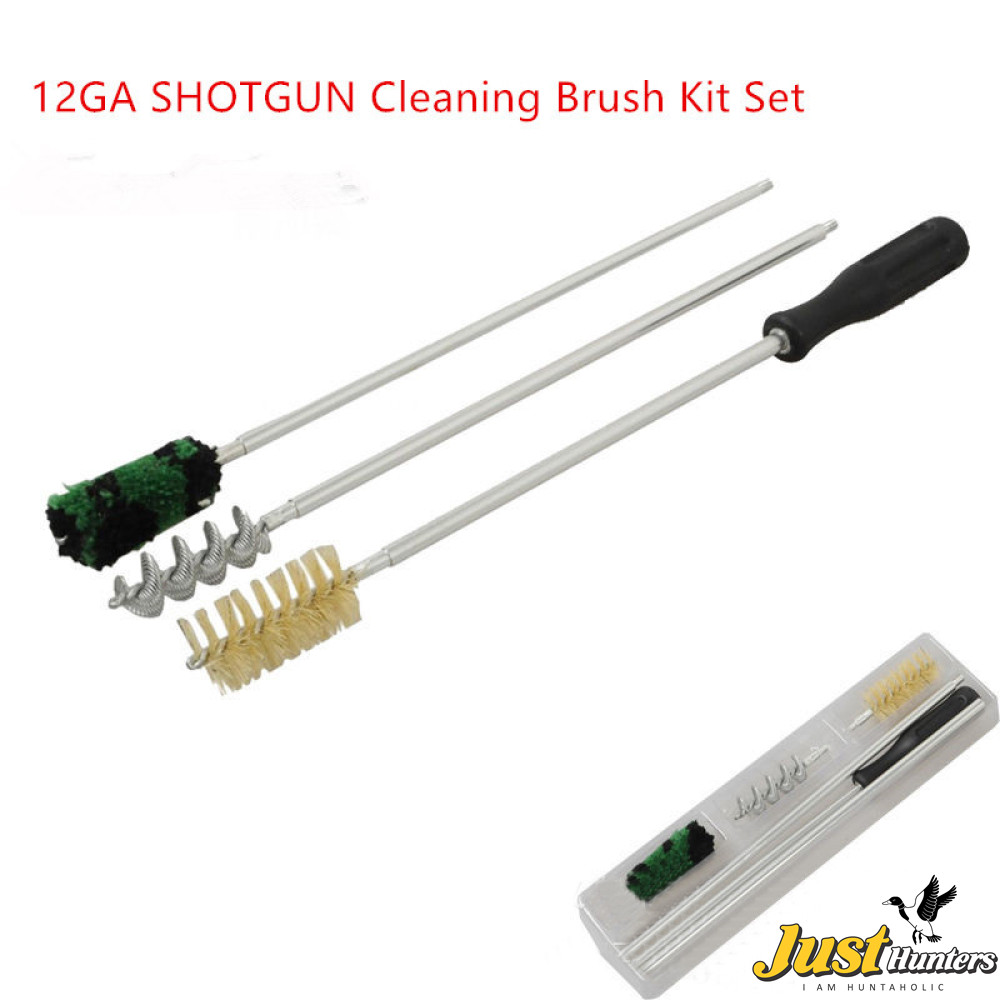 6Pcs/Set Aluminum Rod Brush Cleaning Kit For 12 GA Gauge Gun Hunting