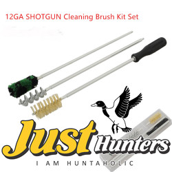 6Pcs/Set Aluminum Rod Brush Cleaning Kit For 12 GA Gauge Gun Hunting Tactical Shotgun Rifle Cleaning Brush Set High Quality