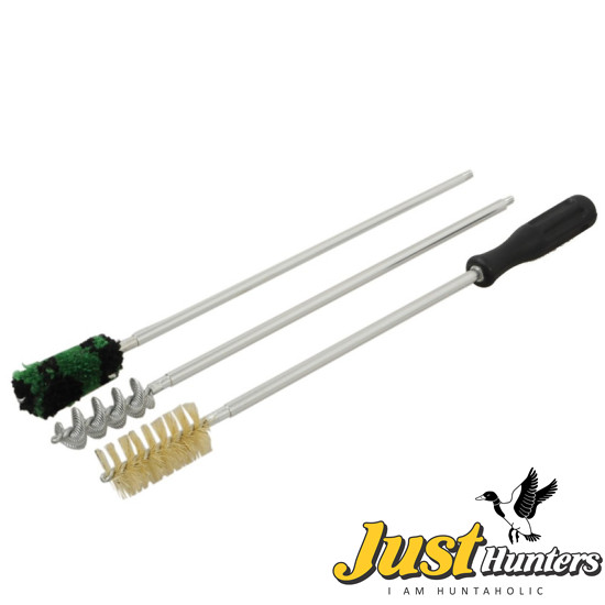 6Pcs/Set Aluminum Rod Brush Cleaning Kit For 12 GA Gauge Gun Hunting Tactical Shotgun Rifle Cleaning Brush Set High Quality