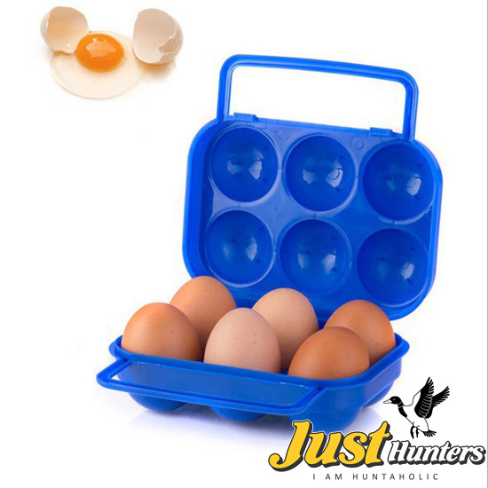 Portable 12/6 Eggs Plastic Container Holder Folding Egg Storage Box Handle Case Specially designed for carrying the eggs easily