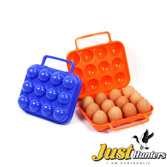 Portable 12/6 Eggs Plastic Container Holder Folding Egg Storage Box Handle Case Specially designed for carrying the eggs easily