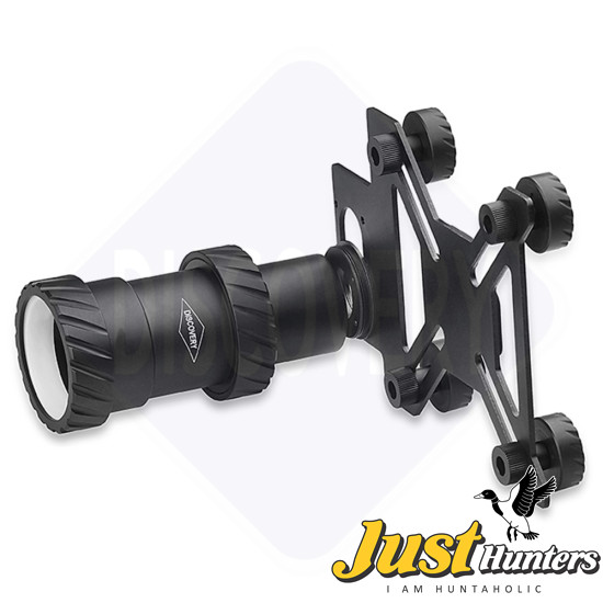 Universal Discovery Aluminium Alloy Anti-Slip Clip Scope Phone Mount Adapter for 43-48mm