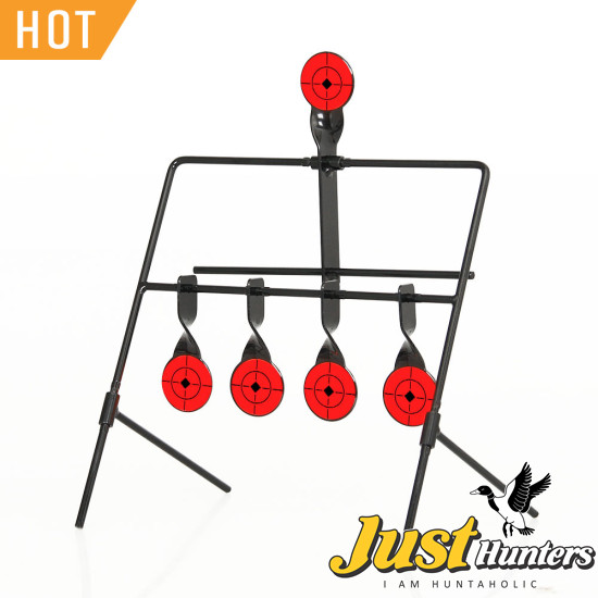 New Arrival 4 Targets Automatic Reset Rotating Shooting Target For Hunting Shooting HS36-0005