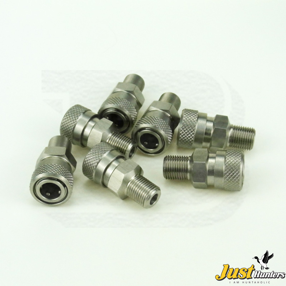 New Airgun PCP Charging Hose Stainless Steel Fill Fitting 8MM Female