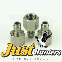 New Airgun PCP Charging Hose Male Quick Disconnect Adapter Female Thread 1/8NPT 1/8BSP M10*1 Stainless Steel Fill Nipple