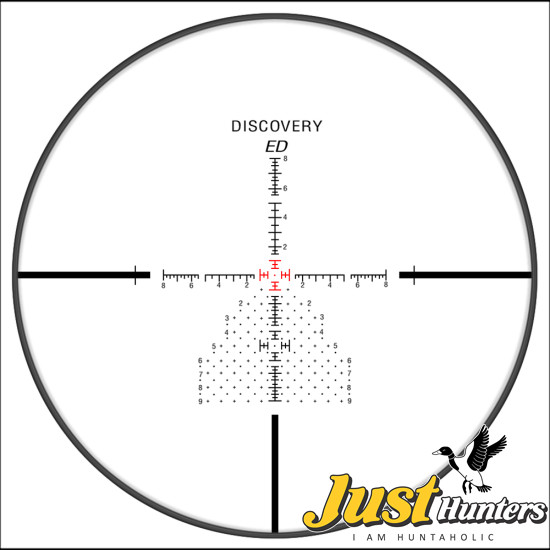 Discovery Optics Scope ED 3-15X50 SFAI Hunting Optical Tactical Differentiating Spot HD Rifle Sight Comes with Extended Sunshade