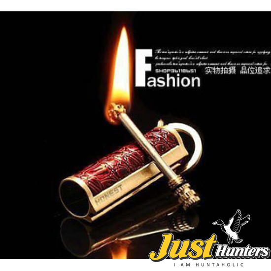 Metal ten thousand matches, kerosene lighter, creative personality waterproof outdoor portable cigarette lighter