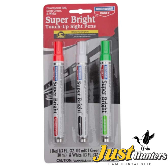 Birchwood Casey Super Bright Gun Sight Paint Pen Kit Green/Red/White