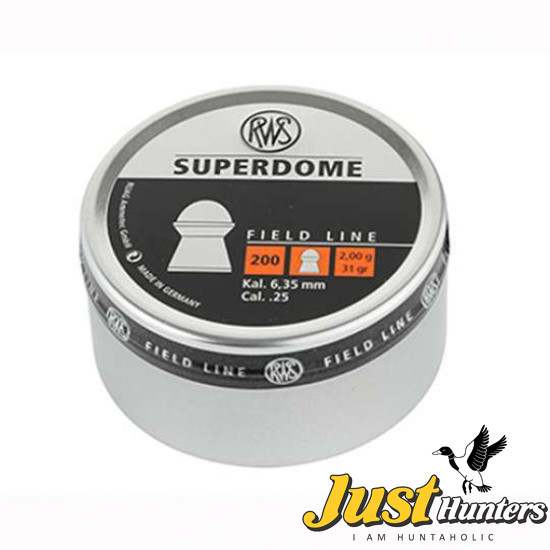 RWS SUPER DOME Field Line .25 Caliber Pellet