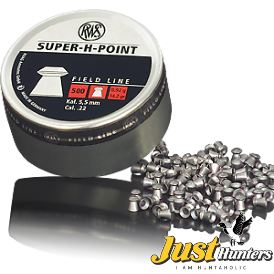 RWS SUPER H POINT Field Line .22 Caliber Pellet 500 Packing