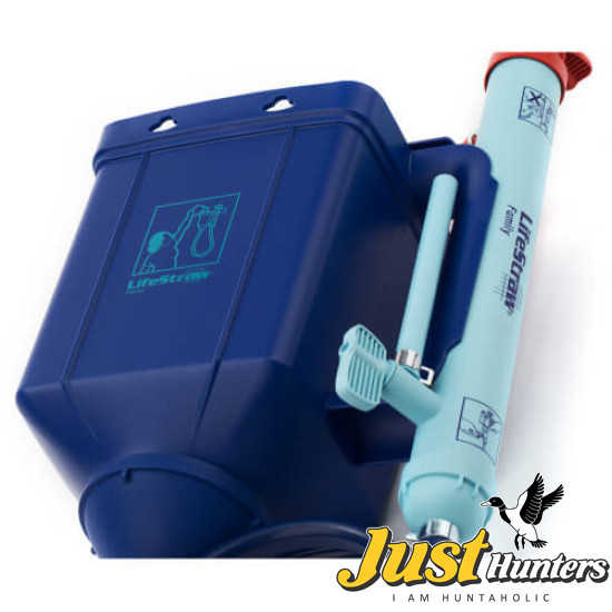LifeStraw Family Portable Gravity Powered Water Purifier for Emergency Preparedness and Camping