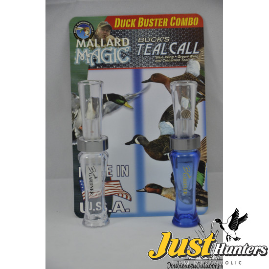 Buck Gardner Duck Buster Combo Magic Mallard and Buck Teal Call