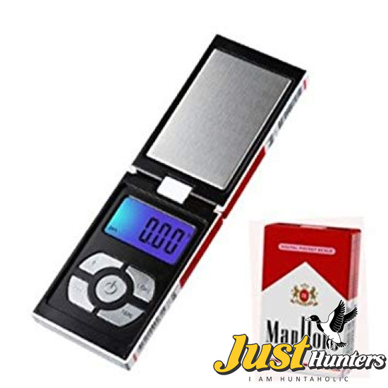 Manlloro Digital Pocket Pellet Jewelry Weighing Scale