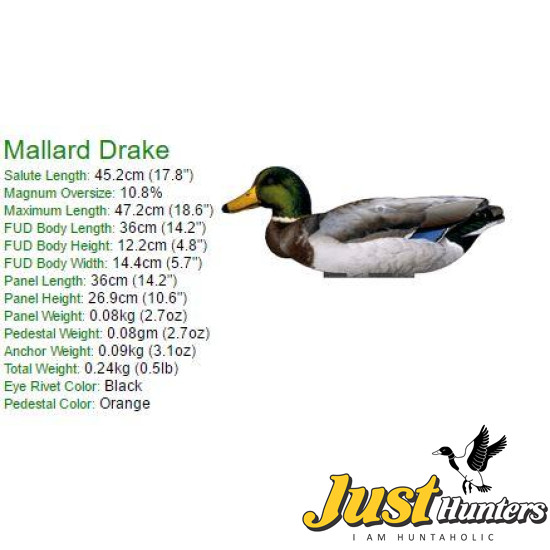 Mallard Foldable, Portable, Shotproof Decoys