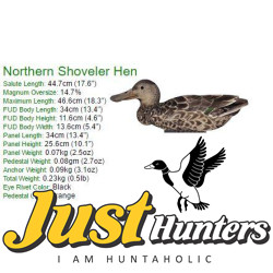 Shoveler Foldable, Portable, Shotproof Decoys