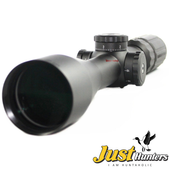 Vector Optics Marksman 6-25x50 Tactical Gun Rifle Scope MPT1 Reticle Low Turret 1/10 MIL