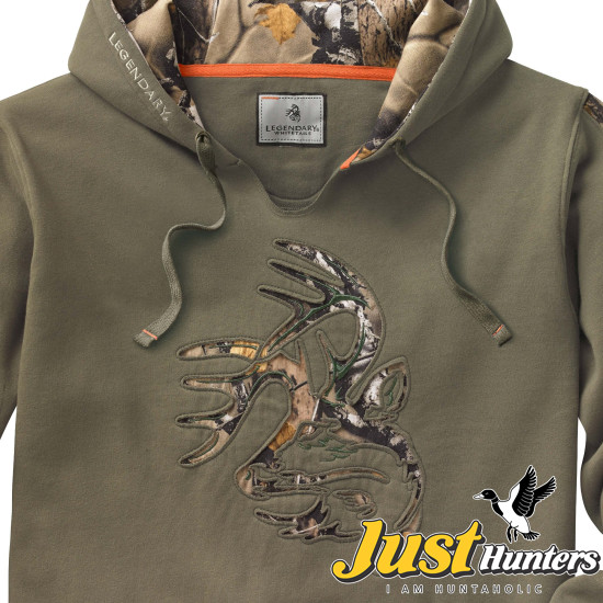 MEN S CAMO OUTFITTER HOODIE GREEN