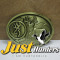 Browning Belt Buckle with Antique Brass Finish
