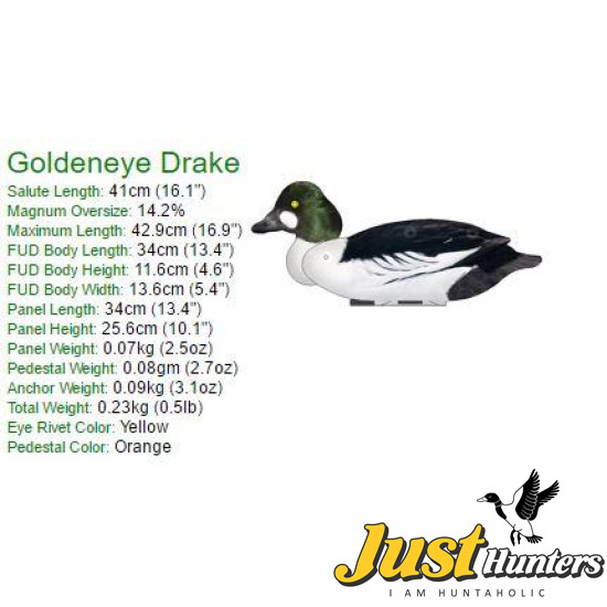 Goldeneye Foldable, Portable, Shotproof Decoys