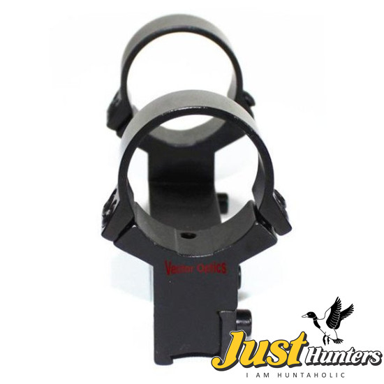 Vector Optics 30mm One Piece High Dovetail Riflescope Mount Ring With Anti Recoil Pin