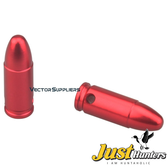 Vector Optics 9mm Precision Dry Fires Snap Caps For Safety Training Patrice Dummy Rounds Aluminum